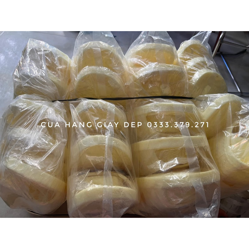 Dép Nhựa Cá Sấu Kem LOẠI 1