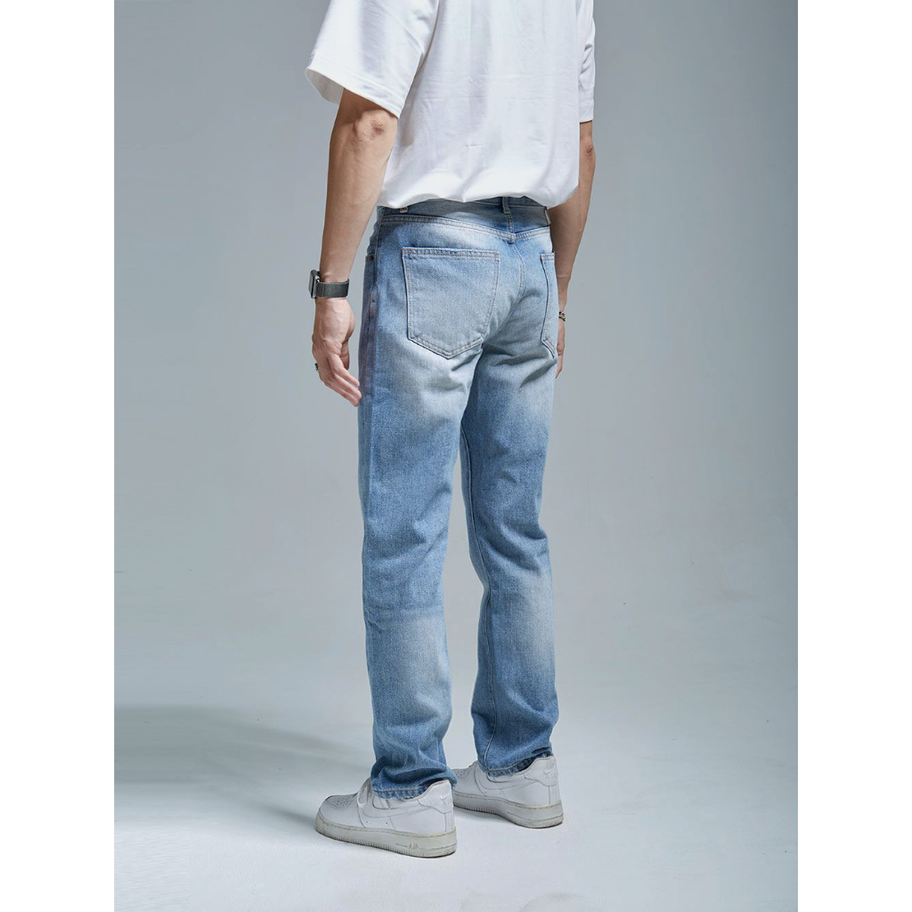 Quần Jeans The Denimaniac dáng suông màu Marine Blue Summer23 - 921R Regular Fit