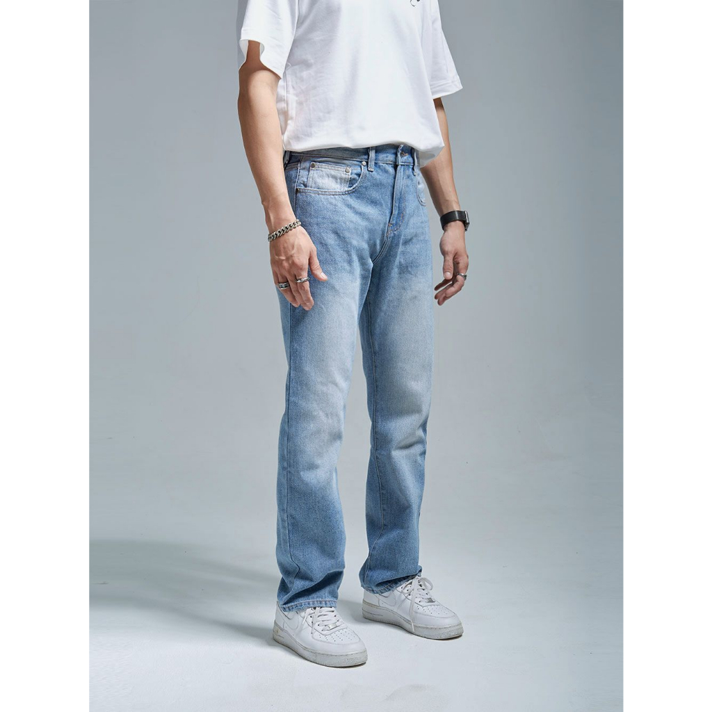Quần Jeans The Denimaniac dáng suông màu Marine Blue Summer23 - 921R Regular Fit