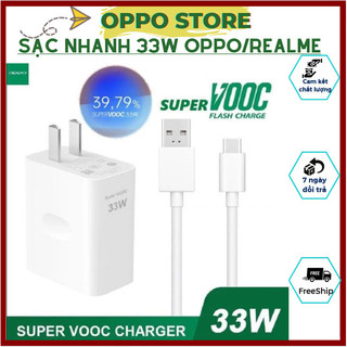 Sạc 33w oppo/realme,bộ sạc chính hãng oppo/realme, sạc nhanh oppo/realme 33w,65w, củ và cáp sạc nhanh oppo/realme bh 6th