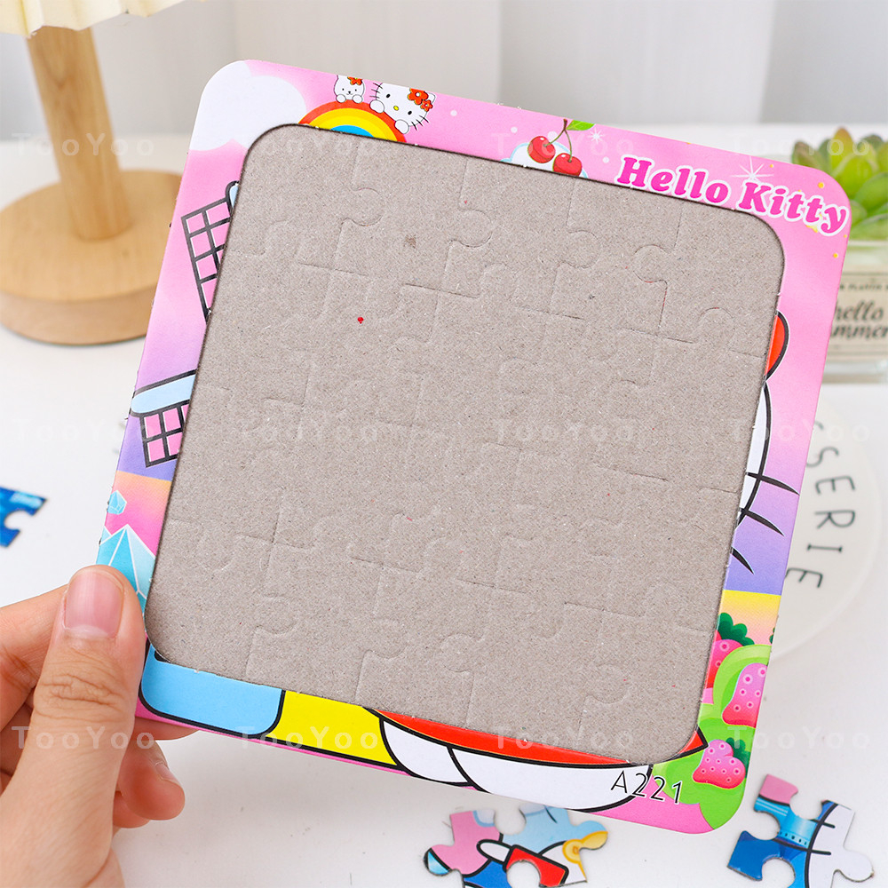Tranh ghép Hello Kitty trẻ em 20 mảnh dễ thương cute TooYoo BK00111