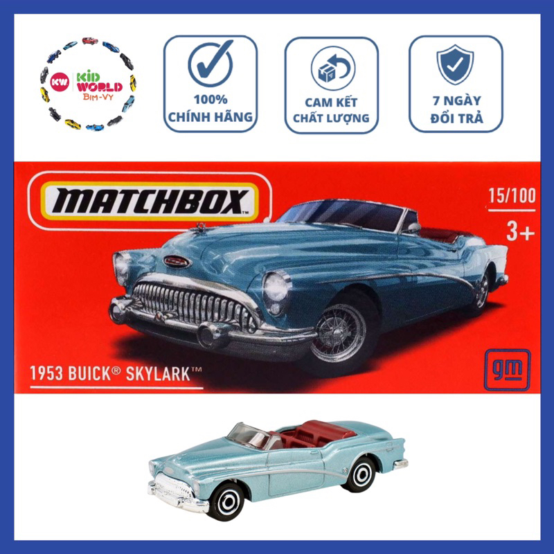 Xe mô hình Matchbox Box 1953 Buick Skylark 15/100.