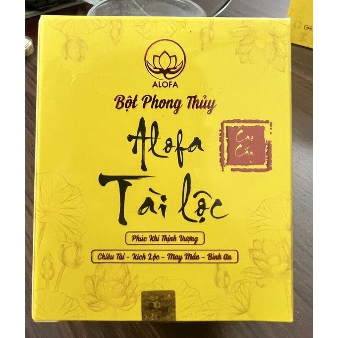 10 GÓI BỘT THẢO DƯỢC PHONG THỦY HÚT TÀI LỘC ALOFA