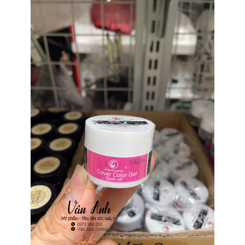 Gel Vẽ Nail Trắng Đen FengShengmei Siêu Đặc