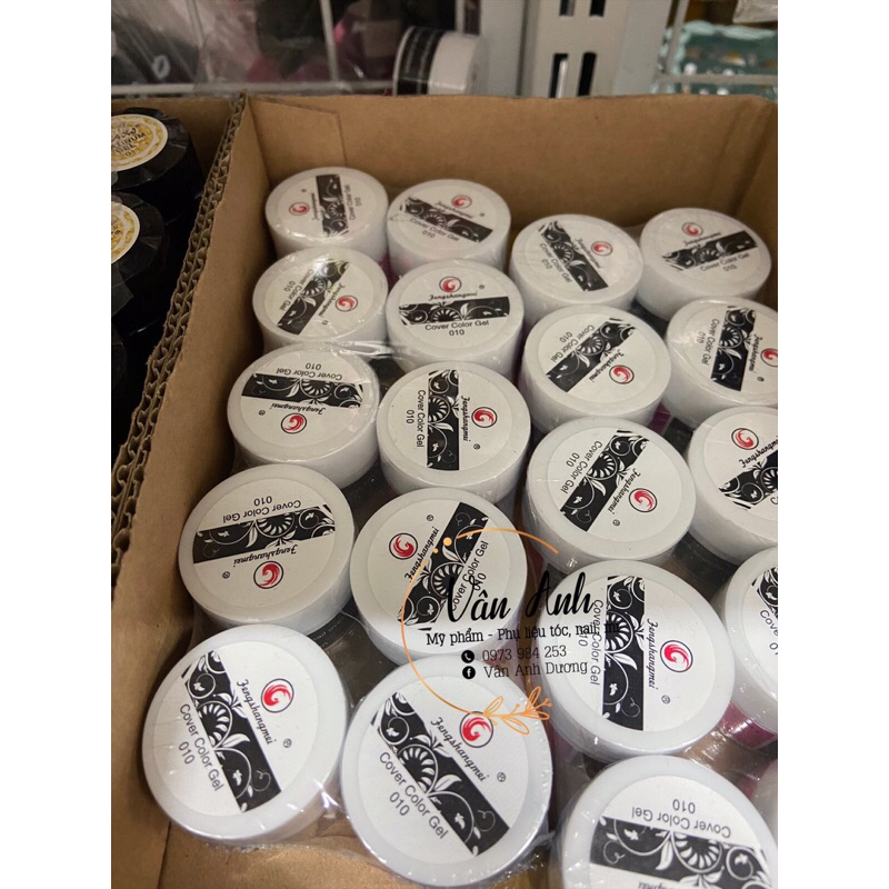 Gel Vẽ Nail Trắng Đen FengShengmei Siêu Đặc