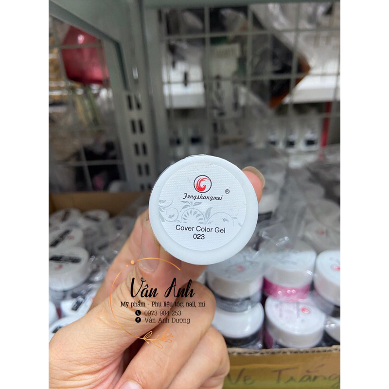 Gel Vẽ Nail Trắng Đen FengShengmei Siêu Đặc