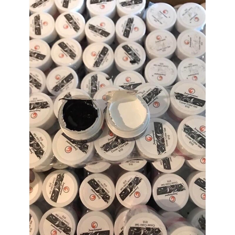 Gel Vẽ Nail Trắng Đen FengShengmei Siêu Đặc