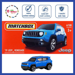 Xe mô hình matchbox box '19 jeep renegade 6/100.