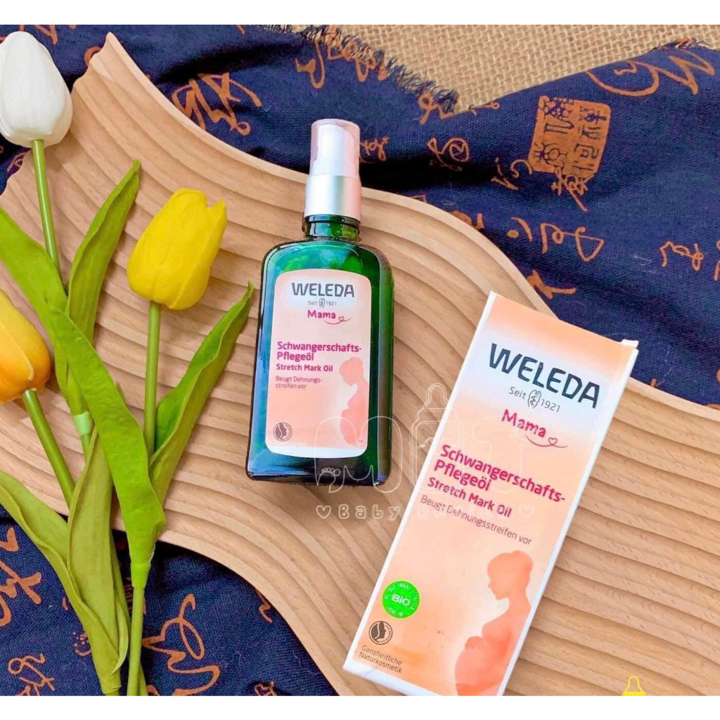 Dầu dưỡng chống rạn da cao cấp WELEDA ĐỨC, số 1 Châu Âu, 100ml