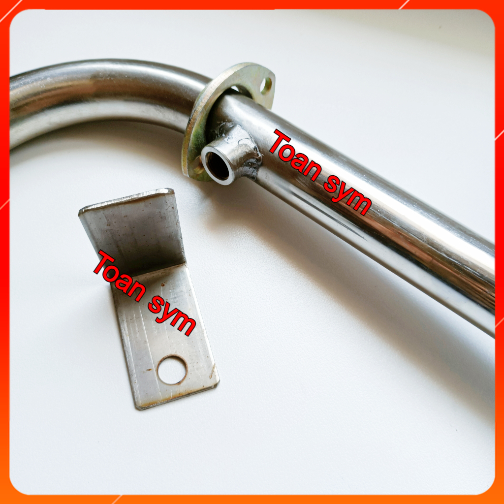 Cổ pô INOX 304 size 27 xe Star X/Sr 125 Sáng Bóng, Không Gỉ Sét