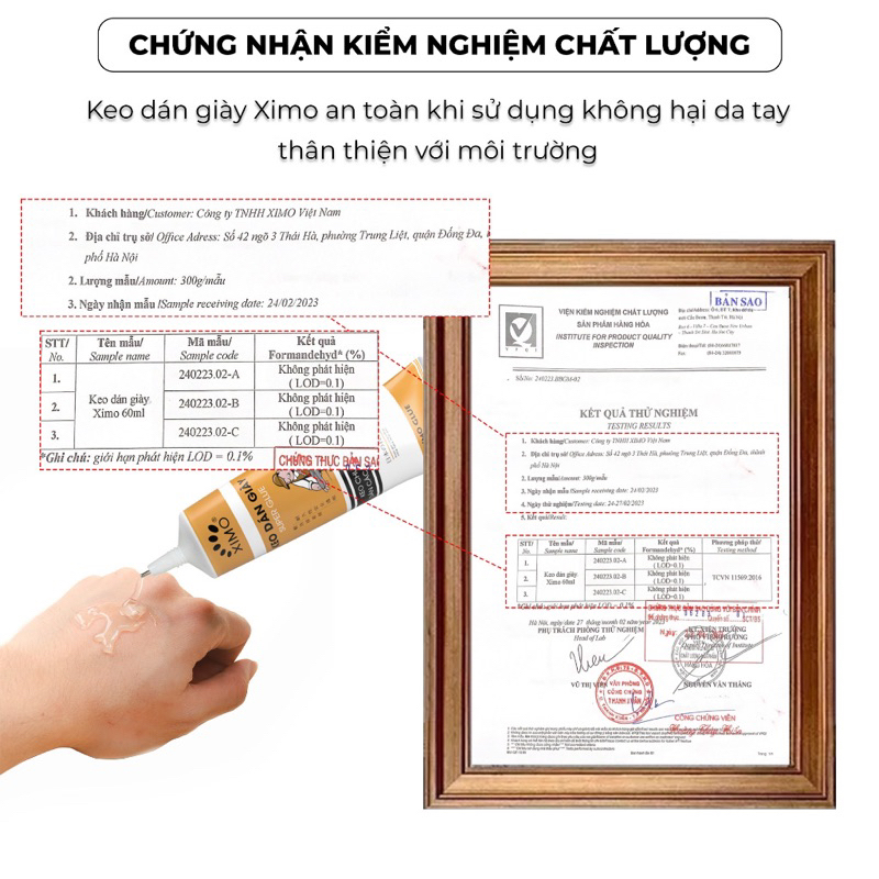 Keo Gián giày thể thao ximo