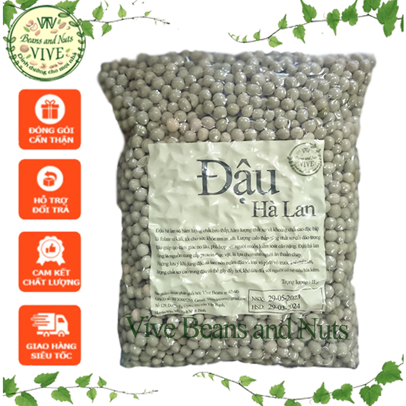 Đậu Hà Lan túi 0,5-1kg hút chân không