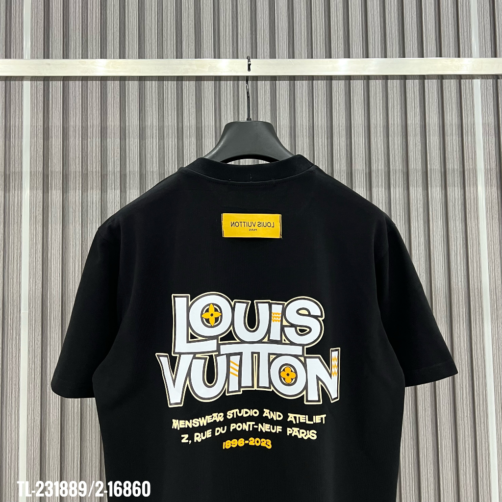 Áo đôi nam nữ áo phông LV  áo louis vuitton 95% cotton  áo phông tay lỡ co dãn 4 chiều siêu mát hottrend cổ tròn