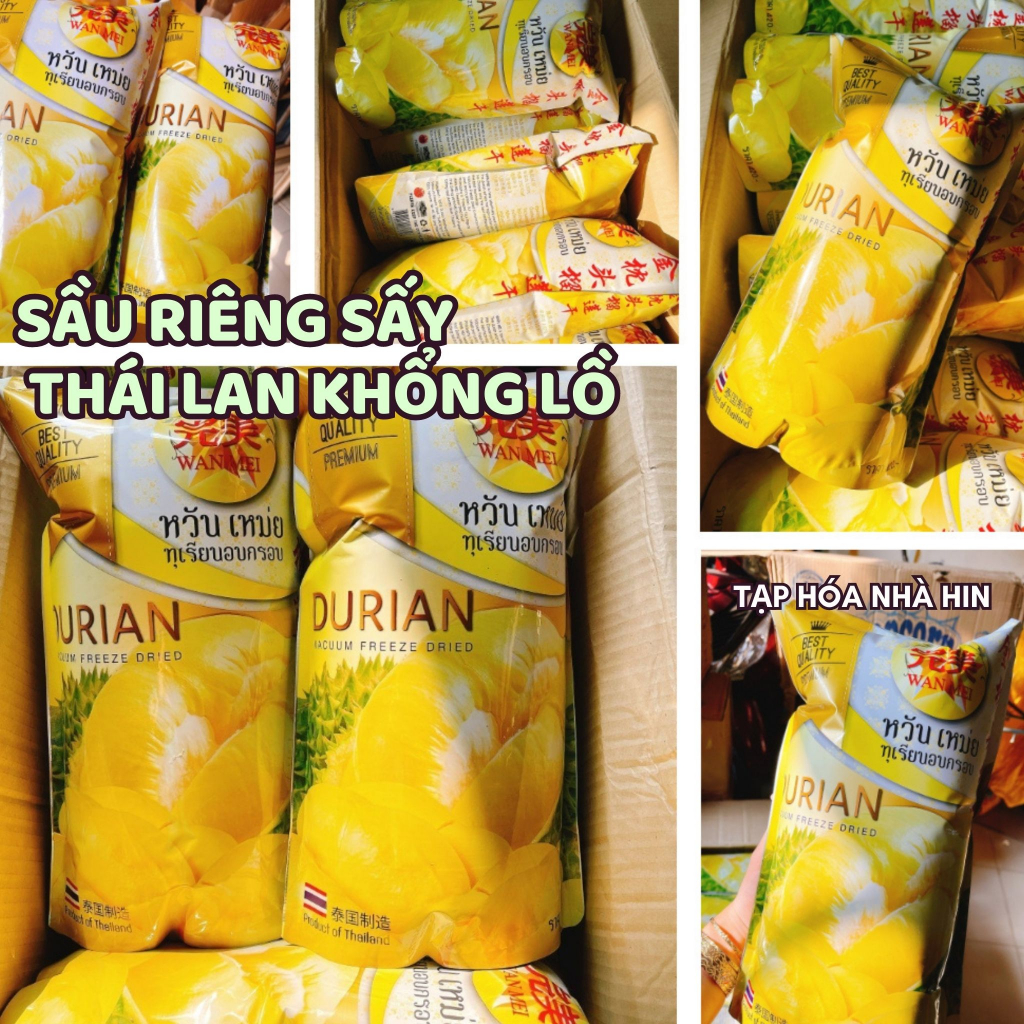 Sầu Riêng Sấy Thái Lan Khổng Lồ