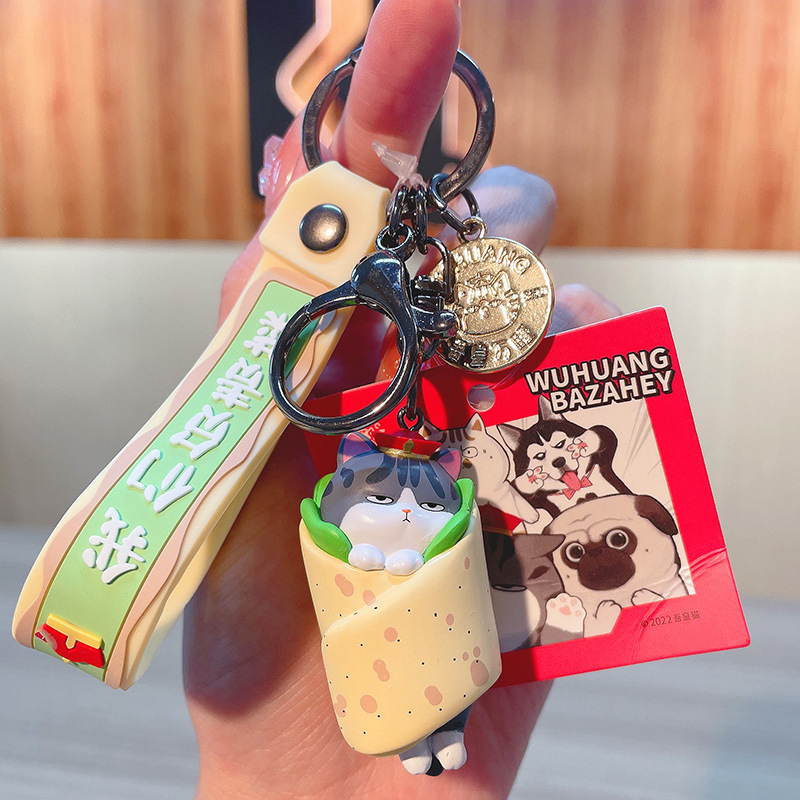 Móc khóa mèo hoàng thượng và chó nô tỳ siêu cute