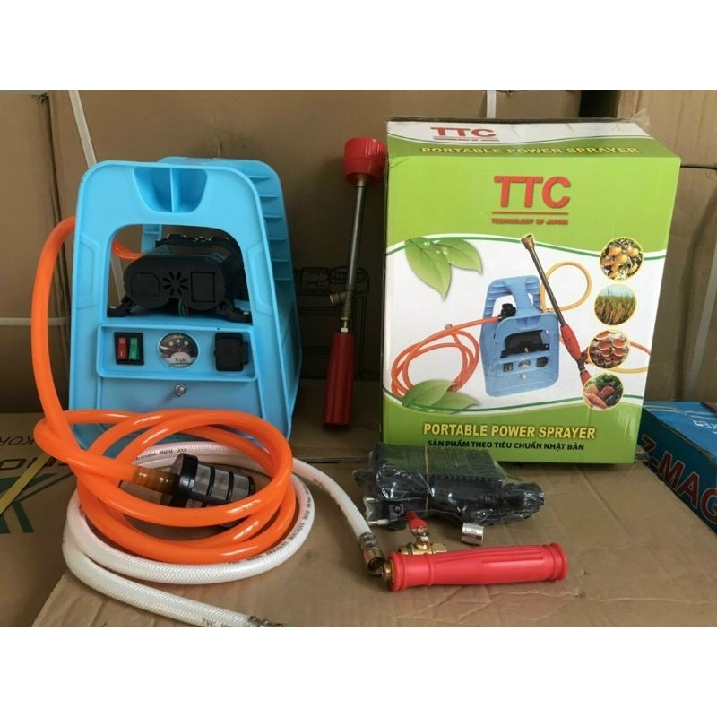 Súng phun thuốc trừ sâu cầm tay lắp máy bơm TTC.