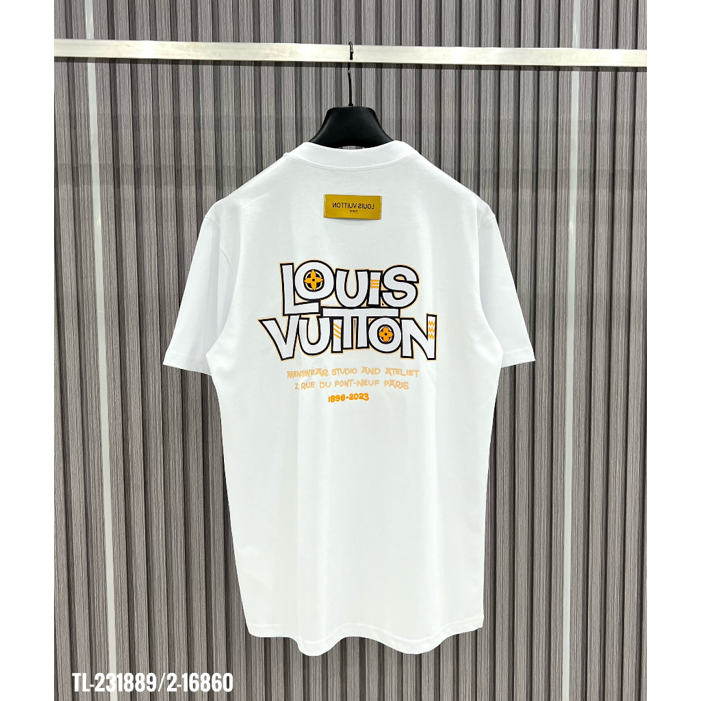 Áo đôi nam nữ áo phông LV  áo louis vuitton 95% cotton  áo phông tay lỡ co dãn 4 chiều siêu mát hottrend cổ tròn