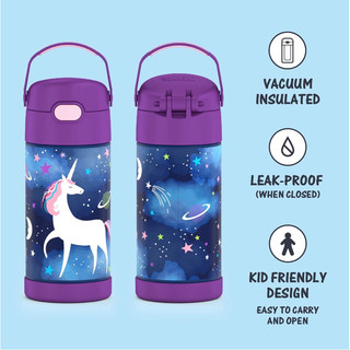 Bình giữ nhiệt Thermos Unicorn tím