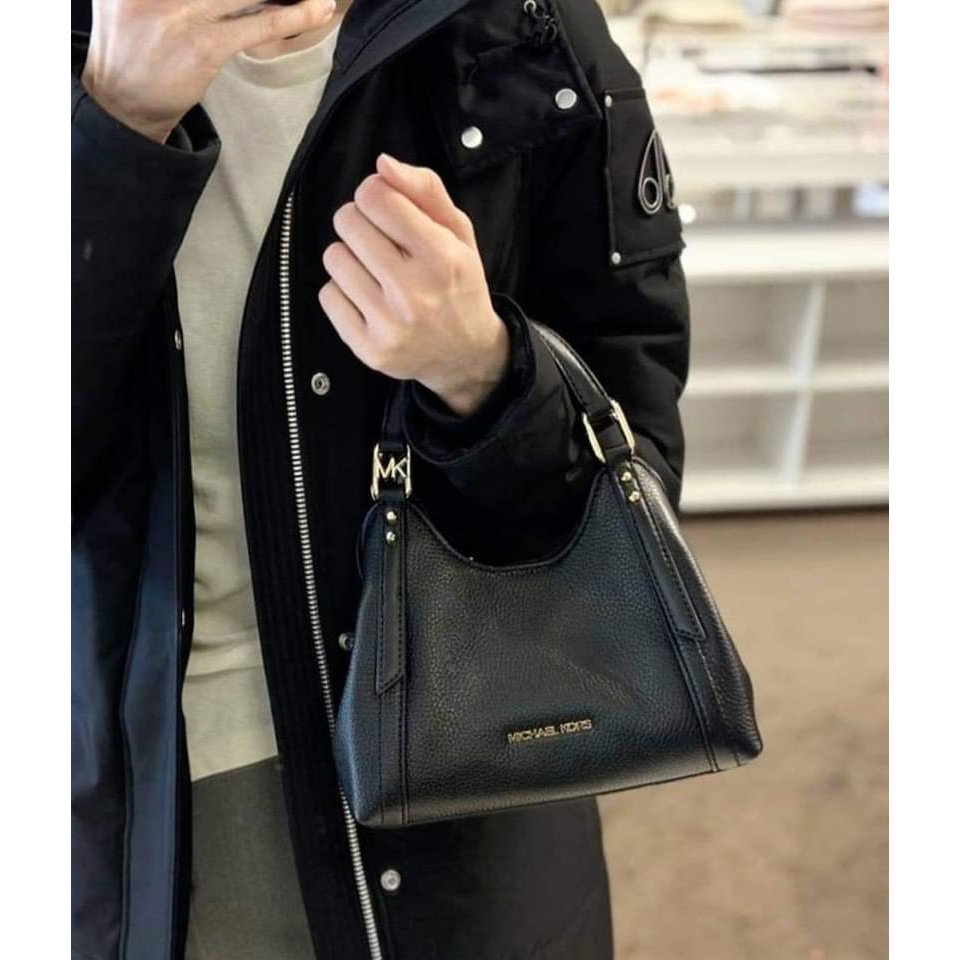 Túi Michael Kors Arlo Small Bags - Màu đen  35S3GW7C1L Black