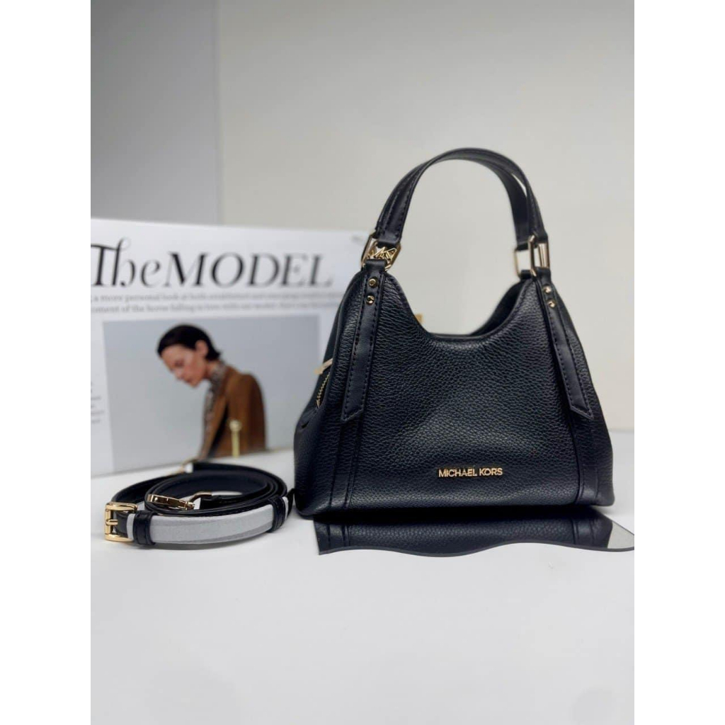 Túi Michael Kors Arlo Small Bags - Màu đen  35S3GW7C1L Black