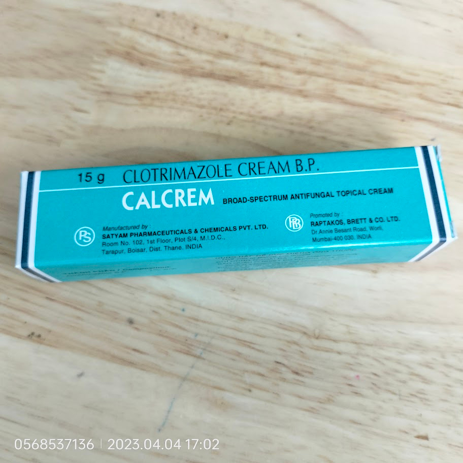 Kem bôi ngoài da CALCREM  tuýp 15g