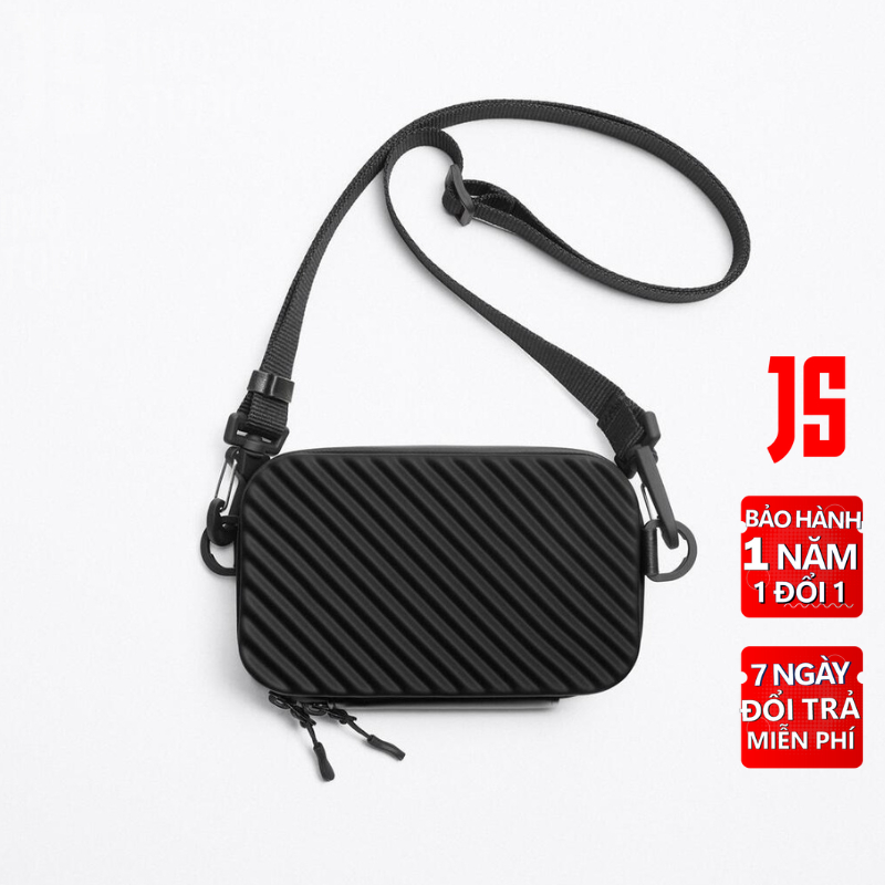 Túi Đeo Chéo Nam ZR CRISS Chất Liệu Da Pu Cao Cấp Túi Xách Nam Nữ Unisex Hình Hộp Form Cứng Nhỏ Gọn Jino Studio