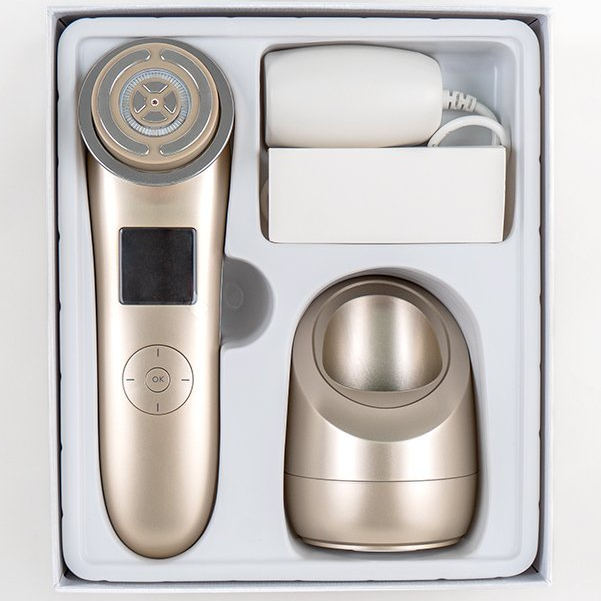 Máy nâng cơ mặt đẩy tinh chất trẻ hoá da thông minh Nanotime F81E HT Beauty, làm sạch sâu, kết nối app thông minh