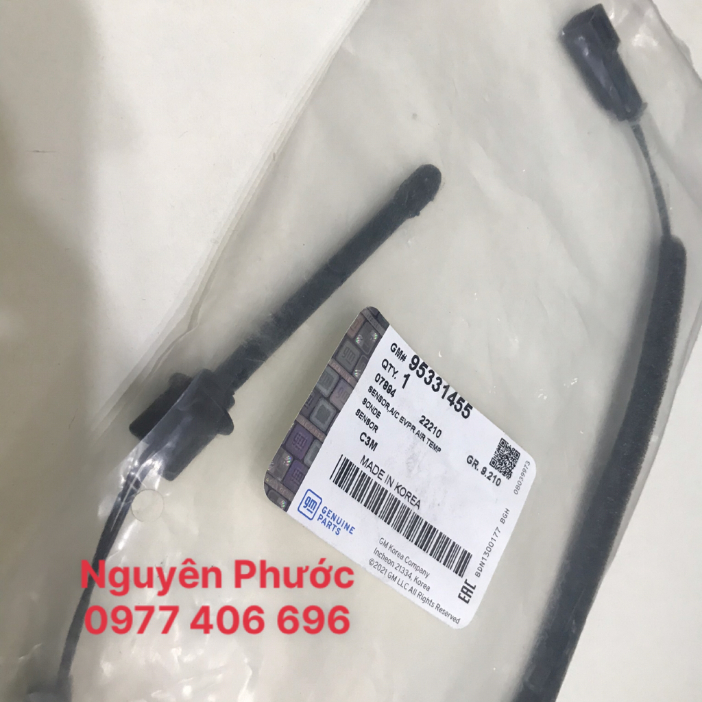 Cảm biến ngắt lạnh/Cảm biến nhiệt độ giàn lanh CHEVROLET SPARK M300  - Hàng xịn GM chính hãng/95331455