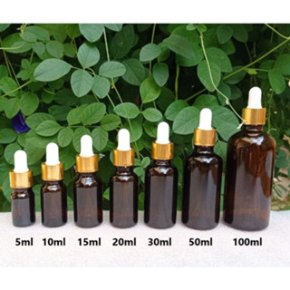 10 CHAI chiết serum 5ml nâu thân dầy