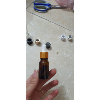 10 Chai chiết serum 10ml nâu thân dầy nắp khoen bóp, xịt mũi