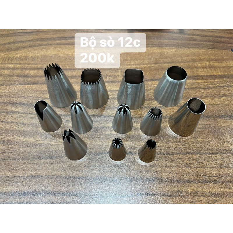 Bộ đui bắt hoa gia công full bộ 17 chiếc