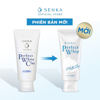 Sữa rửa mặt đất sét trắng Senka Perfect White Clay (120g)