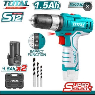 Máy khoan búa pin 12v total tidli12201