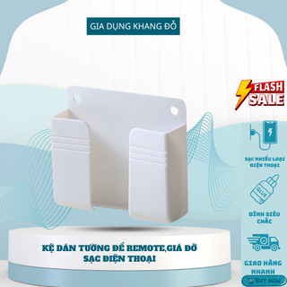 Giá đựng điện thoại remote dán tường-hộp đựng điện thoại dán tường không móc treo Việt Nhật