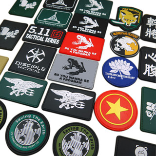 Patch PVC Dán Balo, Miếng Dán Velcro Dán Áo, Dán Túi Và Mũ