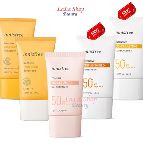 Kem Chống Nắng Nâng Tone, Kiềm Dầu Innisfree Tone Up No Sebum Sunscreen SPF50/PA+++ 50ml