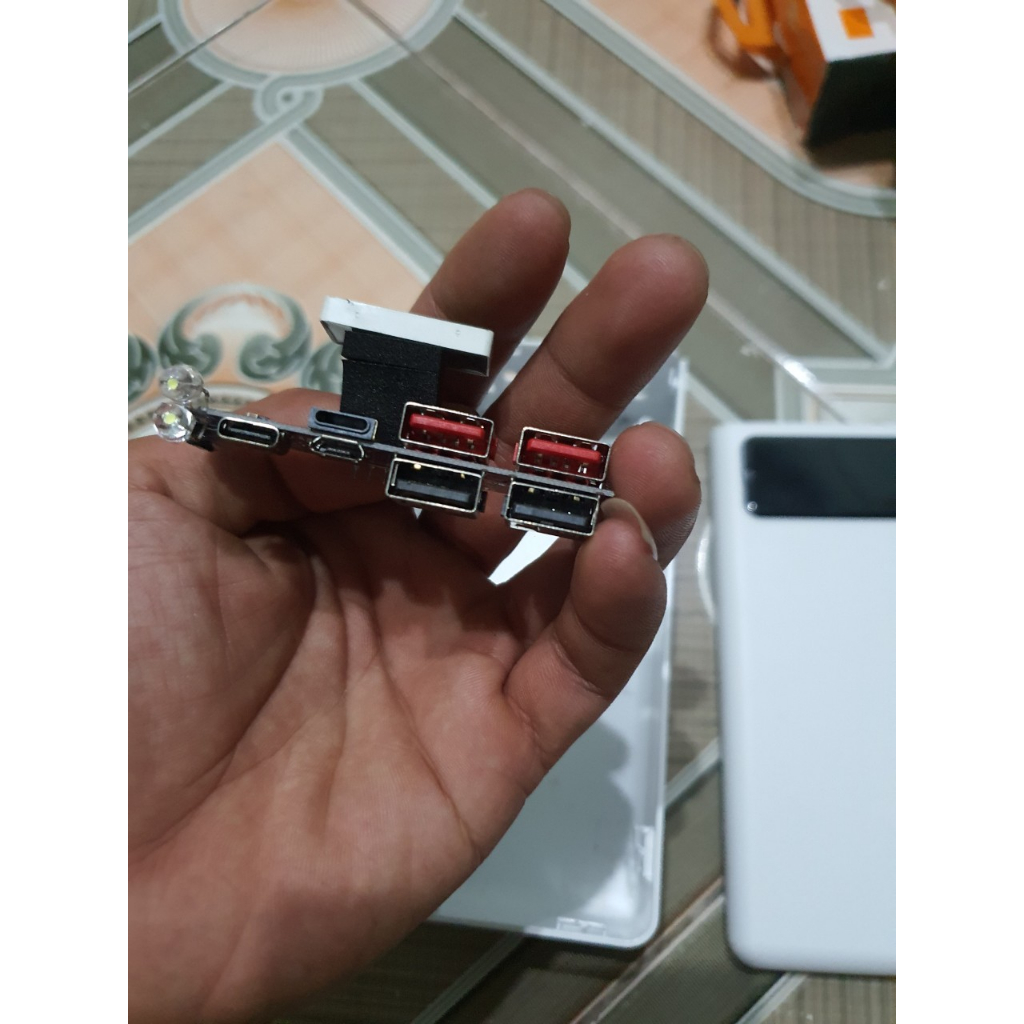 Hộp pin sạc dự phòng 16*18650 PD sạc nhanh QC3.0 DIY DSF