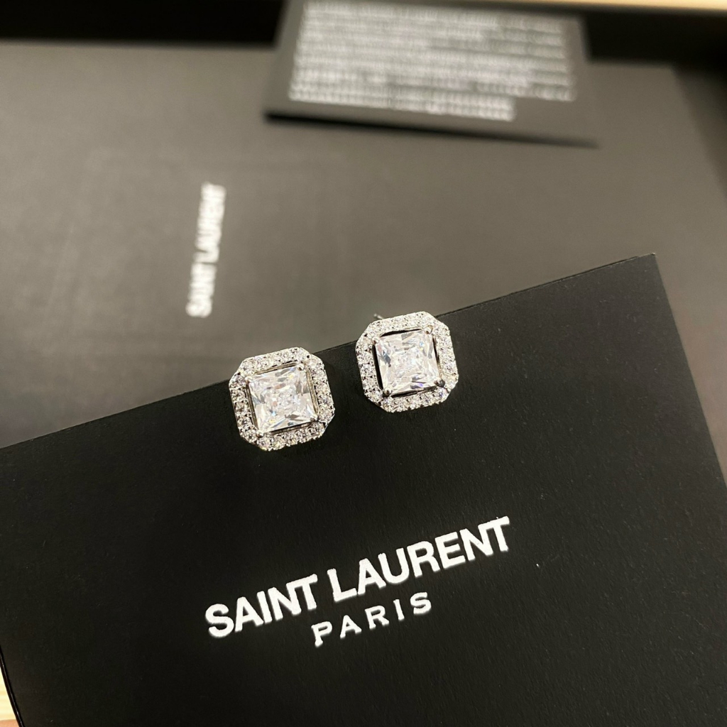 Bông tai bạc nữ 925 khuyên tai nữ xinh phụ kiện trang sức Shop Mai Phương Bùi