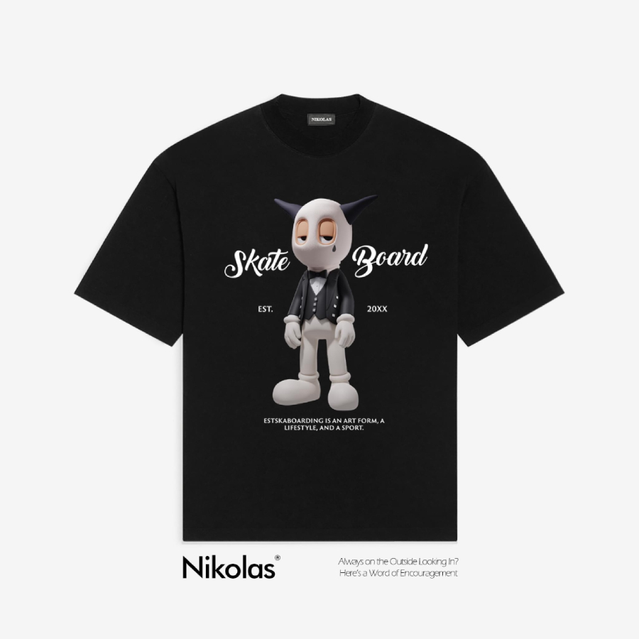 Áo thun Unisex Nikolas 100% Cotton BANK ROBBER