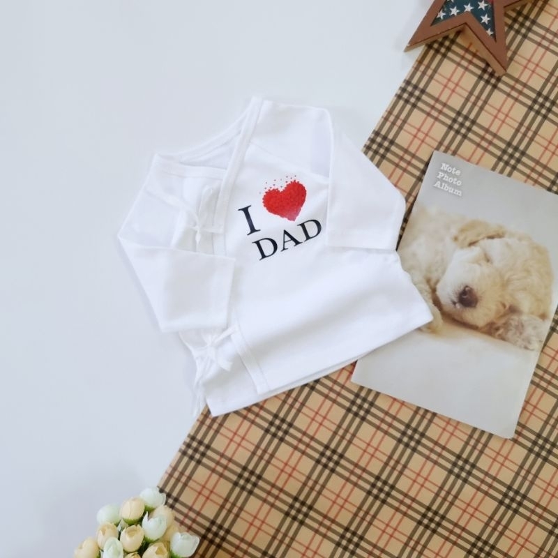 Combo 3 áo sơ sinh cột dây chất Cotton Modal siêu mềm mịn cho bé 3-5kg