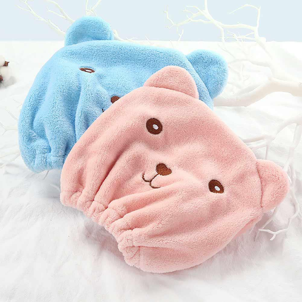 Mũ Ủ Tóc Lau Khô Siêu Tốc, Siêu Thấm Hút, Siêu Mềm Mại