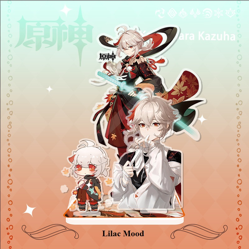 Kazuha - Genshin Impact | Standee Mô hình nhân vật đứng 3 mảnh Acrylic