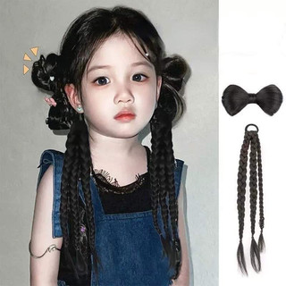 Kẹp Nơ tóc giả cho bé gái