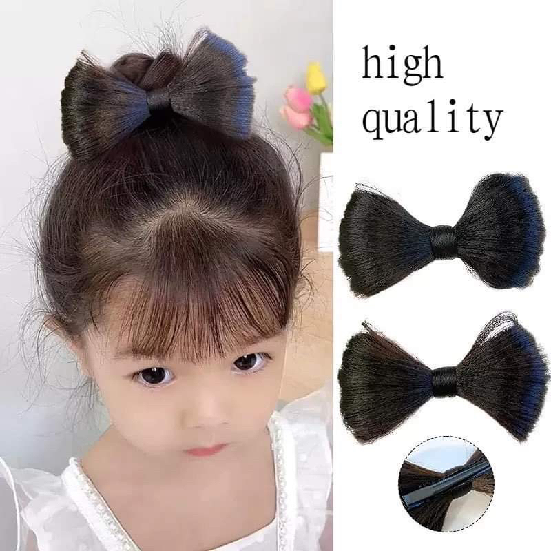 Kẹp Nơ tóc giả cho bé gái