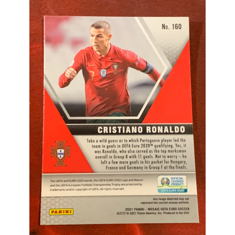 Thẻ Ronaldo Panini Mosaic Euro 2020-21