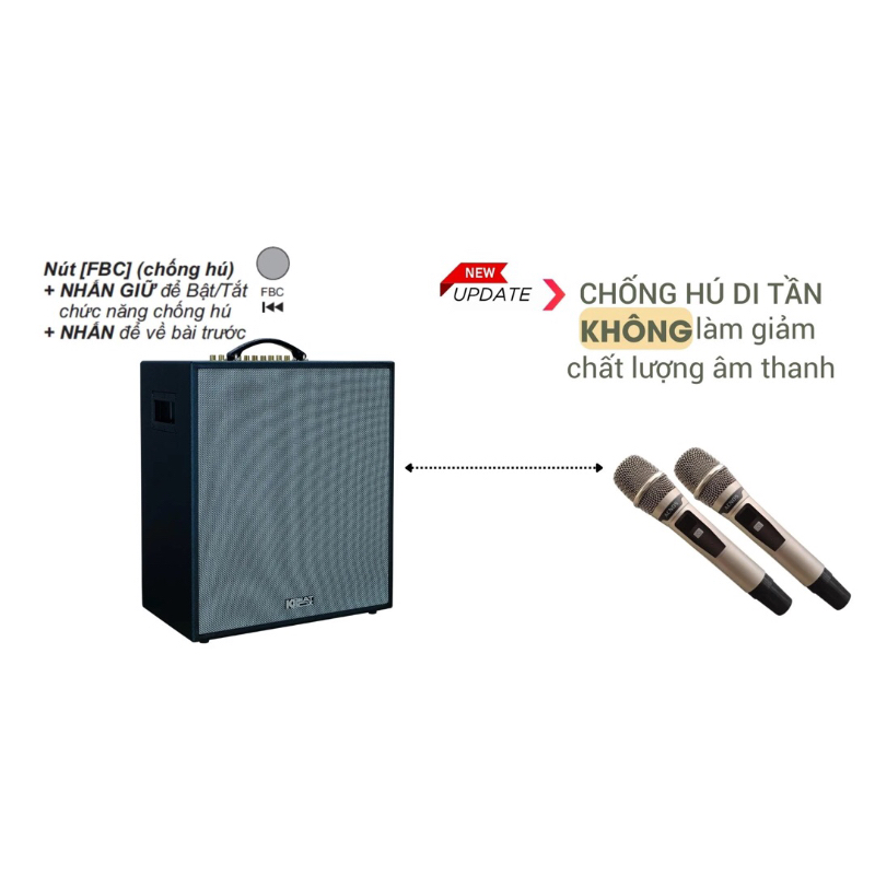 Loa karaoke di động chính hãng Acnos CS551 Plus