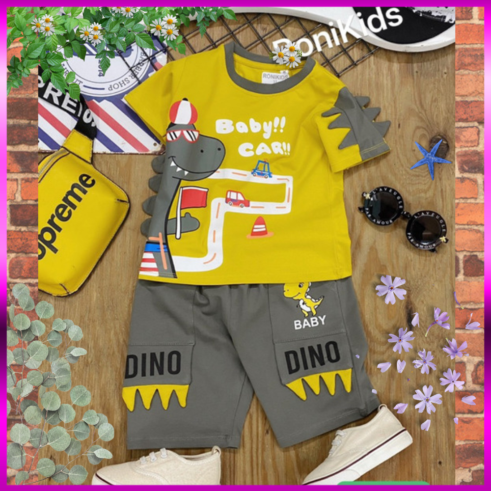 Đồ Bộ Bé Trai Size Đại 10kg-26kg Chất Cotton Co Giãn 4 Chiều Mềm Mịn Mát.1660.61