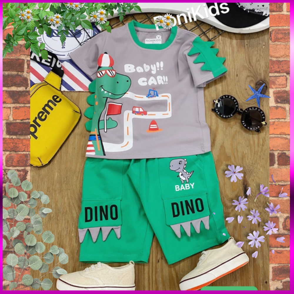 Đồ Bộ Bé Trai Size Đại 10kg-26kg Chất Cotton Co Giãn 4 Chiều Mềm Mịn Mát.1660.61