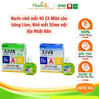 Nước nhỏ mắt 40 EX Mild của hãng Lion, Nhỏ mắt Slime nội địa Nhật Bản