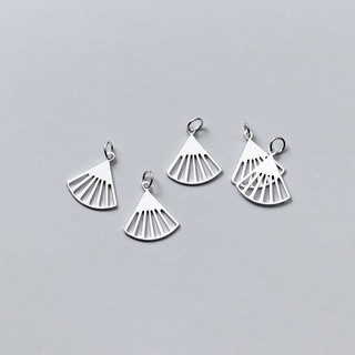 [S925] Charm bạc treo chiếc quạt - MH148